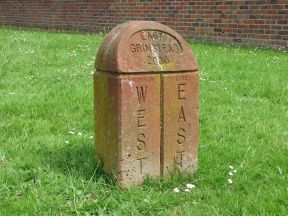 Greenwich Meridian Marker; England; West Sussex; East Grinstead